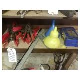 Clamps and miscellaneous tools