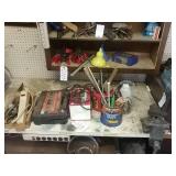Miscellaneous tools in items including large vice