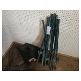 12 short metal barb wire post with Car mats