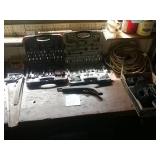 Miscellaneous tools and wire. With cap gun