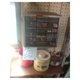 Parts bin and everything on shelf