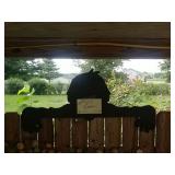 Set of 3 "Top of the fence" silhouette people