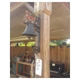 Choo Choo train Bell. Screwed into post. Bring