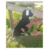 Dog silhouette sign