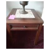 Side table  27 L x 21 W x 21 H