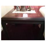 End Table     27 L x  28 W  x 28 H