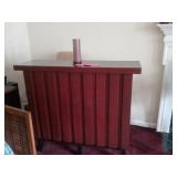 Bar and two chairs.   bar:  4