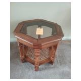 End Table  23 round  x 21  1/2 tall