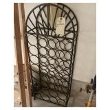 Metal wine rack