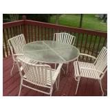 Patio table with 4 chairs