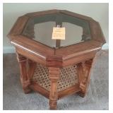 End Table  23 round  x 21  1/2 tall