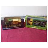 John Deere truck bank and John Deere die-cast