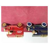 Agway truck, TA Pat Co truck, Red car, yellow