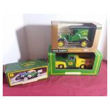 John Deere 1956 Ford pickup truck, 1923 Chevy Van