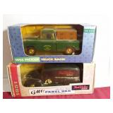 1955 pick up truck bank and 1951 GMC panel Van