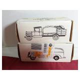 1931 Hawkeye Stake Truck Bank and 1938 Panel