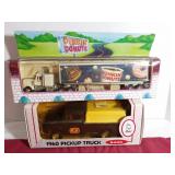 1960 pick up  truck  bank and Dunkin Donuts