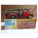 Fire Truck Friction w/Siren