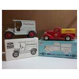 ERTL 1912 Ford Replica Bank & 1937 Chevy Sun Maid