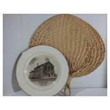 United Method6 Church Felton, DE plate and fan