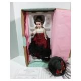 The Coca  Cola Victorian girl doll with hat and