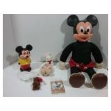 Mackey Mouse doll and toy and  small items