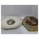 Victoria dish and tin