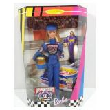 NASCAR Barbie new in box. 50  ANNIVERSARY