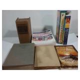 Books.   Dictionary, going with the wind   and