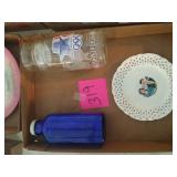 Kennedy plate with bottles