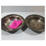 2 Pennsylvania railroad silver bowls