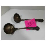 2 Pennsylvania railroad company silver laddles