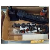 Die-cast train parts