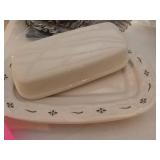Longaberger butter dish