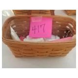 Longaberger basket with pedicure kit