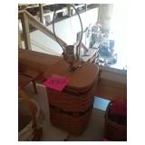 Longaberger basket lamp. Does not come with lamp