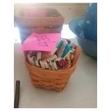 Longaberger basket with soap