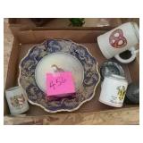 Small beer steins with plate