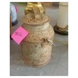 Old metal jug