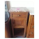 Marble top end table