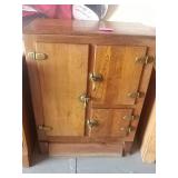 Wood ice box