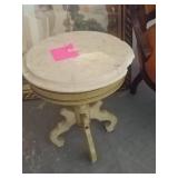 Small marble top table