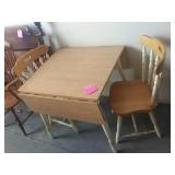 Table with two chairs