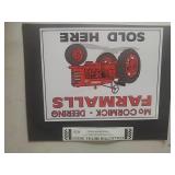 McCormick Deering Famalls metal sign