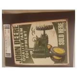 John Deere metal sign