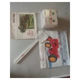 52 Milford memo pads, Atlantic oil fly swatter,