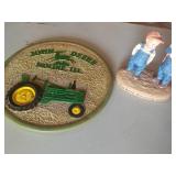 John Deere plaque and "you been farming long?"