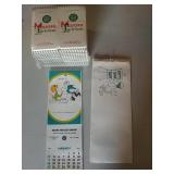 (52)Milford notepads and Milford cartoon calander