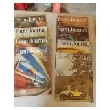 (7) Farm Journal magazines and (1) Antique