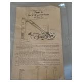 Planet Jr No. 4 Hill and Drill Seeder literature